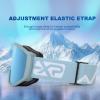 EXP VISION Ski/Snowboard Goggles, Anti-Fog Snow Goggles for Men & Women – Perfect for Skiing, Snowboarding & Winter Sports(Blue-dream Blue)
