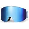 EXP VISION Ski/Snowboard Goggles, Magnetic Lens Snow Goggles with Anti-Fog & UV400 Protection for Men & Women(Blue Frame-dream Blue)