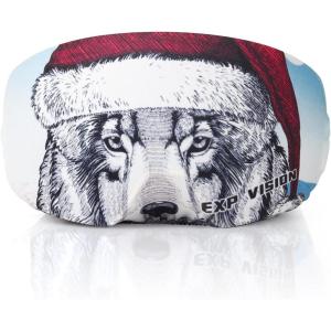EXP VISION Protective Ski Goggle Cover Microfiber Ski Goggle Cover Protectors for Snow Ski Goggles Motorcycle Glasses (Santa Hat)