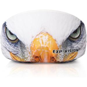 EXP VISION Protective Ski Goggle Cover Microfiber Ski Goggle Cover Protectors for Snow Ski Goggles Motorcycle Glasses (White-Eagle)