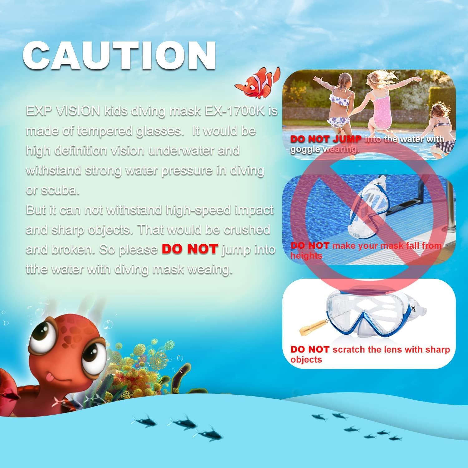 imageKids Snorkel Swim Mask Child Diving Mask AntiFog Swim Goggles with Nose Cover for Snorkeling Diving SwimmingYellow