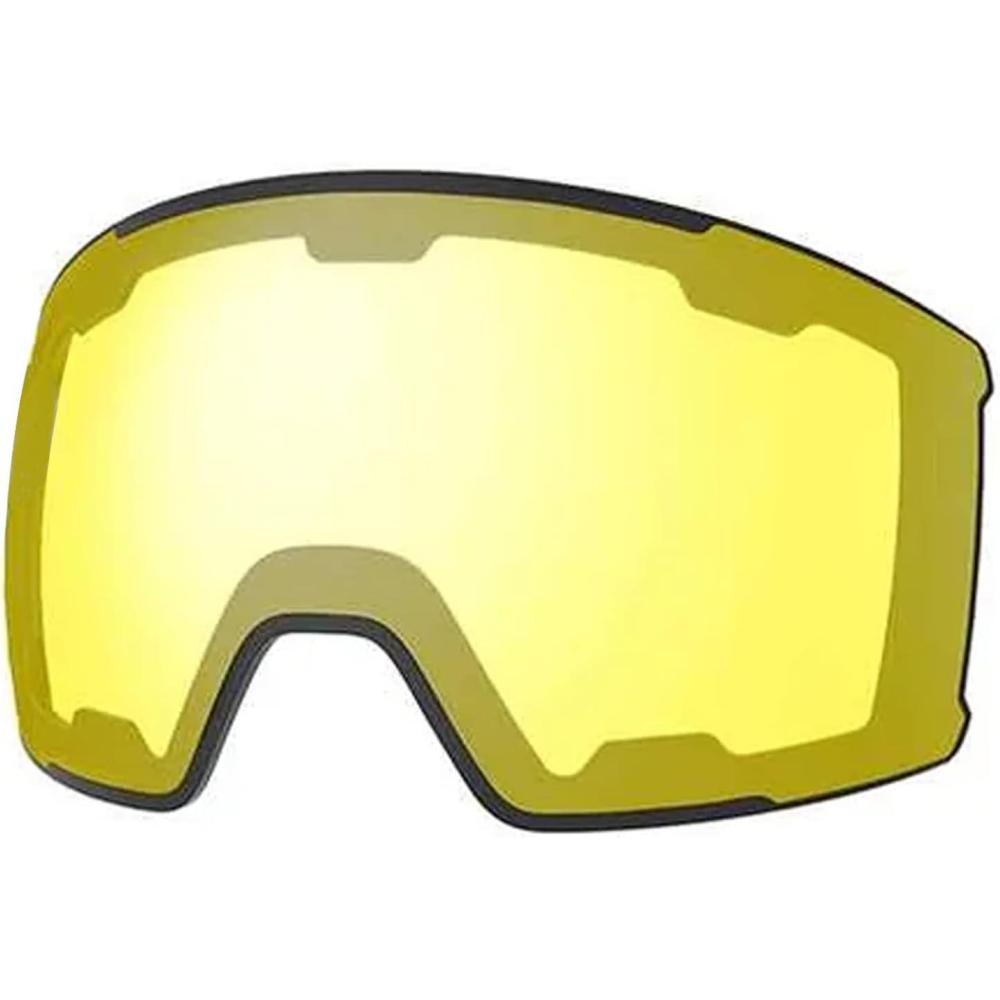 imageEXP VISION Ski Goggles Magnetic Snowboard Goggles Frameless for Men Women OTG Anti Fog Interchangeable LensOnly Yellow Lens