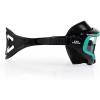 Adult Pano 3 Scuba Diving Mask, Tempered Glass Snorkel Mask Anti-Fog Swim Mask No Leakage Swim Goggles with Nose Cover Snorkeling Gear for Snorkeling, Freediving, Swimming(Black/ Aque)