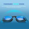 EXP VISION Adult Swim Goggles, Anti Fog Swimming Goggles Women Men No Leaking Triathlon Water Goggles(Blue(mirror Blue))