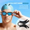 EXP VISION Adult Swim Goggles, Anti Fog Swimming Goggles Women Men No Leaking Triathlon Water Goggles(Blue(mirror Blue))