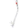 EXP VISION Dry Snorkel, Adult Dive Snorkel Free Breath Diving Snorkel Tube Food-Grade Silicone Mouthpiece Snorkeling Gear with Splash Guard Top Valve and Headstrap Clip for Snorkeling Swimming(Silver)