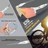 EXP VISION Polarized Cycling Glasses, UV 400 Sports Sunglasses Biking Goggles Running Hiking Golf Fishing Driving(White/Red)
