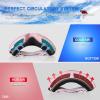 EXP VISION Ski Goggles Magnetic Snowboard Goggles Frameless for Men Women, OTG Anti Fog Interchangeable Lens(Pink)
