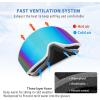 EXP VISION Ski/Snowboard Goggles Parent-child Snow Goggles Over Glasses for Men, Women Youth Kids(Adult Ski Goggles-blue)