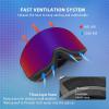 EXP VISION Ski/Snowboard Goggles Parent-child Snow Goggles Over Glasses for Men, Women Youth Kids(Adult Ski Goggles-burgundy)