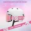 EXP VISION Ski/Snowboard Goggles Parent-child Snow Goggles Over Glasses for Men, Women Youth Kids(Adult Ski Goggles-cherry Pink)