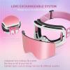 EXP VISION Ski/Snowboard Goggles Parent-child Snow Goggles Over Glasses for Men, Women Youth Kids(Adult Ski Goggles-cherry Pink)