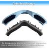 EXP VISION Ski/Snowboard Goggles for Men Women, OTG Snow Goggles Anti Fog UV Protection(Grey Frame Dream Blue)