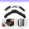 EXP VISION Ski/Snowboard Goggles for Men Women, OTG Snow Goggles Anti Fog UV Protection(White Frame Silver)