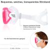 Kids Swim Mask, 180° Panoramic Child Diving Mask Anti-Fog Kids Swim Goggles with Nose Cover for Swimming, Diving, Snorkeling for Boys and Girls Age 4-14(Sweet Pink)