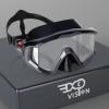 Adult Pano 3 Scuba Diving Mask, Tempered Glass Snorkel Mask Anti-Fog Swim Mask No Leakage Swim Goggles with Nose Cover Snorkeling Gear for Snorkeling, Freediving, Swimming(Premium Grey)