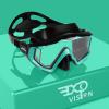 Adult Pano 3 Scuba Diving Mask, Tempered Glass Snorkel Mask Anti-Fog Swim Mask No Leakage Swim Goggles with Nose Cover Snorkeling Gear for Snorkeling, Freediving, Swimming(Black/ Aque)