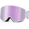 Adult Ski Goggles-pail Lilac