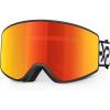 Adult Ski Goggles-red