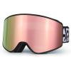 Adult Ski Goggles-rose Gold