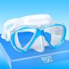 Kids Diving Mask 180° Anti-Fog Swim Mask, Tempered Glass Child Swim Goggles with Nose Cover Anti-Leak Kids Swim Goggles 4-14 Boys Girls for Diving, Snorkeling, Swimming(Blue)