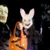 EXP VISION Halloween Spooky Plush Mask, Bloody Creepy Animal Head Mask, Horror Costume Play Party, Haunted House(Abunny)