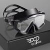 2 PCS Scuba Diving Mask Set, Pano 2 and 3 Window Snorkel mask Goggles Set, Professional Snorkeling Gear for Snorkeling Freediving Swimming