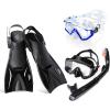 2pcs Adults Diving Mask and Fins Snorkel Set Snorkeling Gear Snorkel Diving Mask, Panoramic HD Swim Mask, Anti-Fog Scuba Diving Goggles, Silicone Skirt Tempered Glass Dive Mask Adult Youth