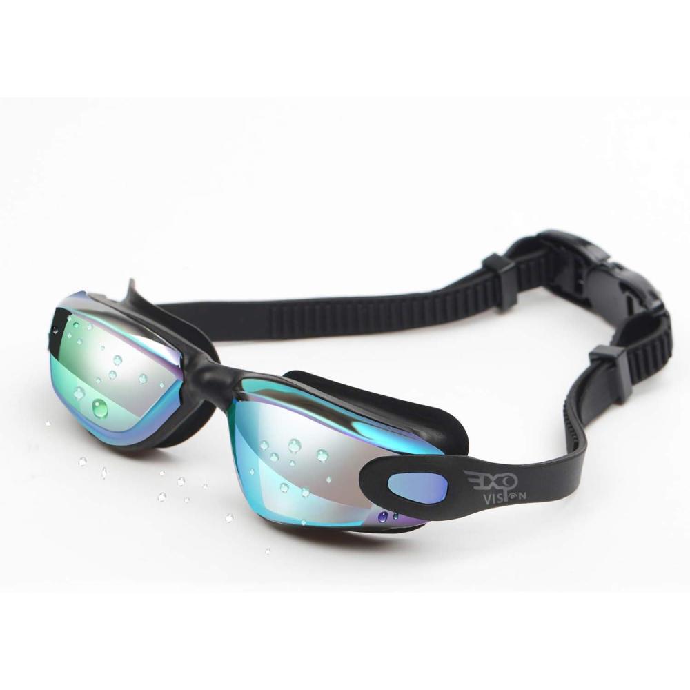 imageTo Max Swim Goggles Professional Anti Fog Waterproof No Leaking UV Protcetion Swimming Goggles with Free Nose Clip Ear Plugs Protection Case for Adult and Youth