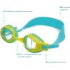 EXP Vision Kids Swim Goggles Anti Fog Waterproof No-Leak Swim Goggles with Clear Vision Soft Silicone Frame and Strap for Kid from Age 4 to 15
