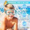 180° Panoramic Kids Swim Goggles – Pano 3 Kids Diving Mask, Anti-Fog &Leak-Proof Child Swim Mask Unbreakable PC Lens Kids Goggles with Nose Cover for Boys & Girls (Age 4-14)(Aqua)